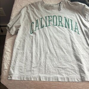 Gray T-Shirt with California Print
